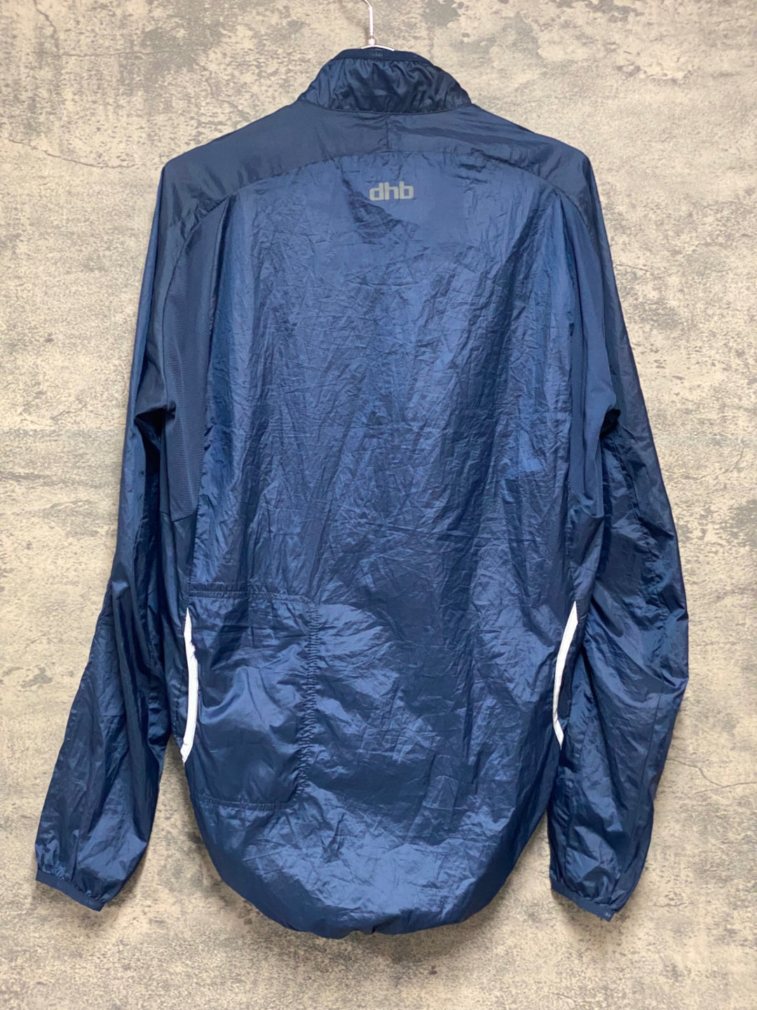 JG362 dhb 長袖 ウィンドブレーカー 紺 S