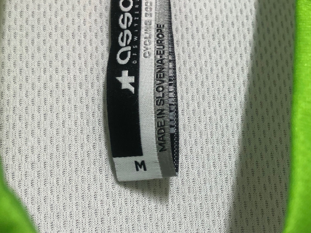 KK977 アソス assos EQUIPE NIKOPOL 半袖 サイクルジャージ M 白緑