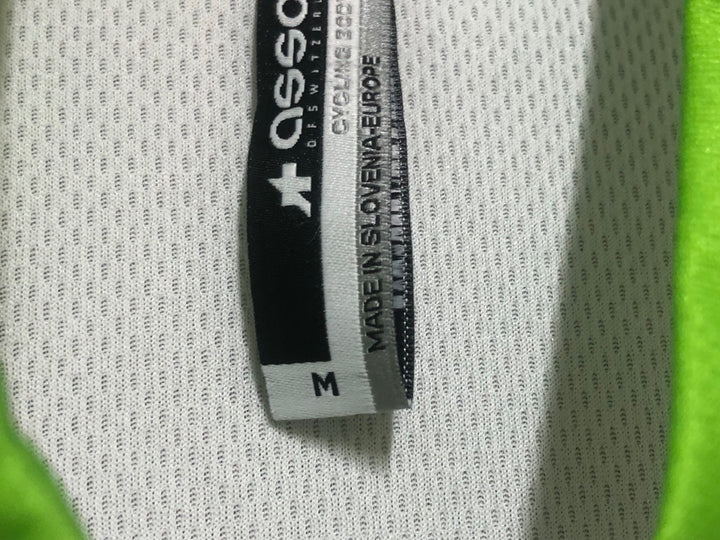 KK977 アソス assos EQUIPE NIKOPOL 半袖 サイクルジャージ M 白緑