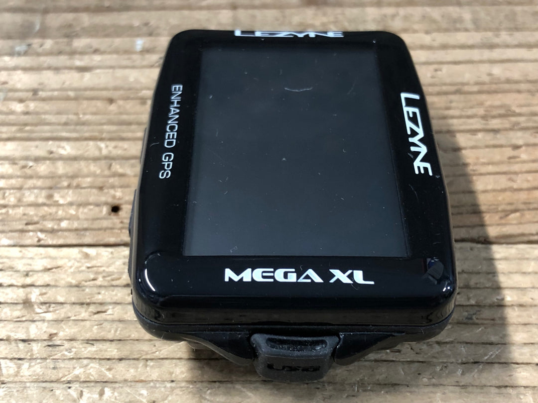 KB185 レザイン LEZYNE MEGA XL GPS サイクルコンピューター ※ゴムマウント付属、起動確認済