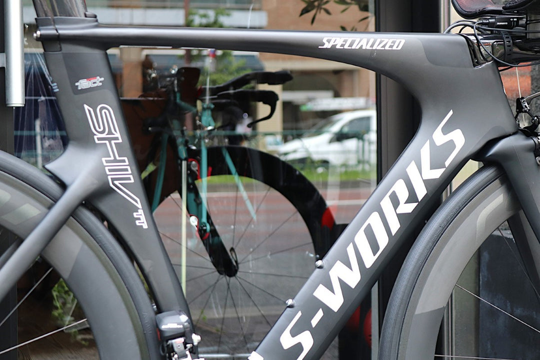 スペシャライズド SPECIALIZED シヴ S-WORKS SHIV TT 2013 Sサイズ シマノ アルテグラ 6870 11S カーボン トライアスロン TTバイク 【東京南麻布店】