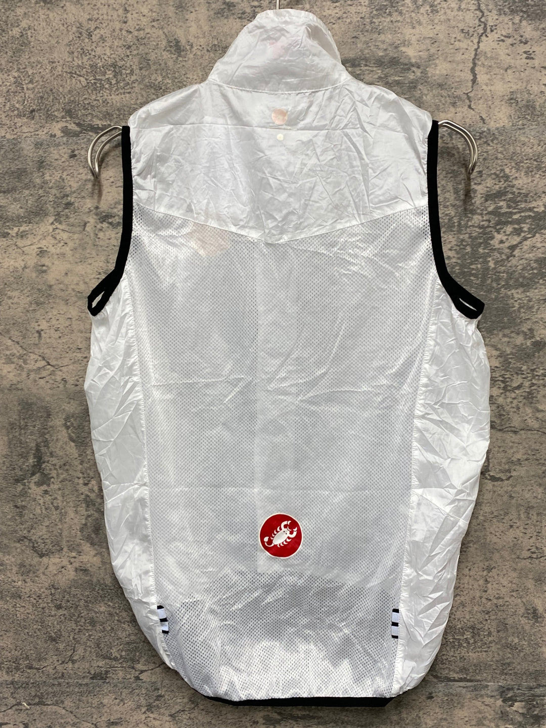 KM218 カステリ CASTELLI サイクルベスト ジレ 白 S