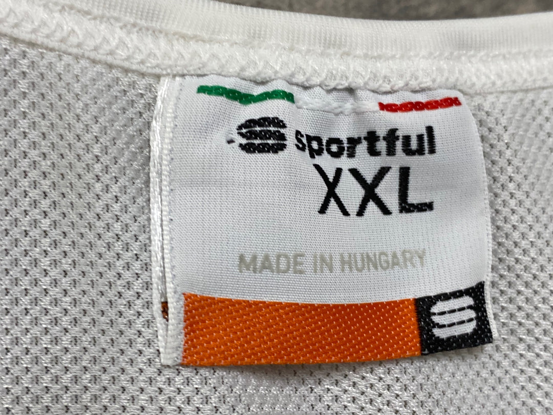 JN587 スポーツフル sportful ビブショーツ 白 fabiovettori XXL