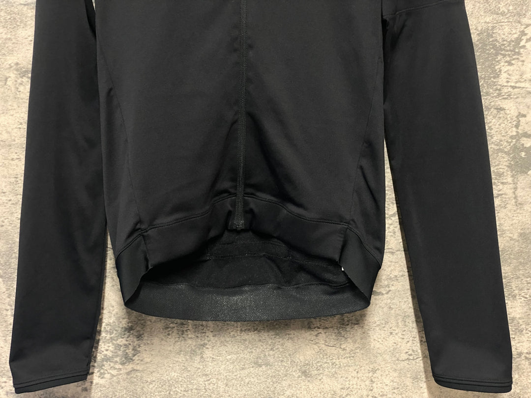 KM421 ラファ Rapha CORE LONG SLEEVE JERSEY 長袖 サイクルジャージ 黒 S 裏起毛