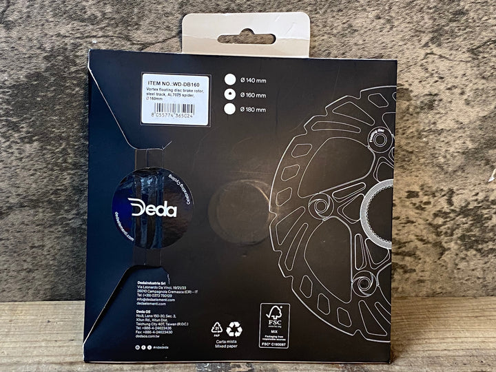 JR811 デダ Deda WD-DN140 Vortex floating disc brake rotor ディスクブレーキローター Φ160
