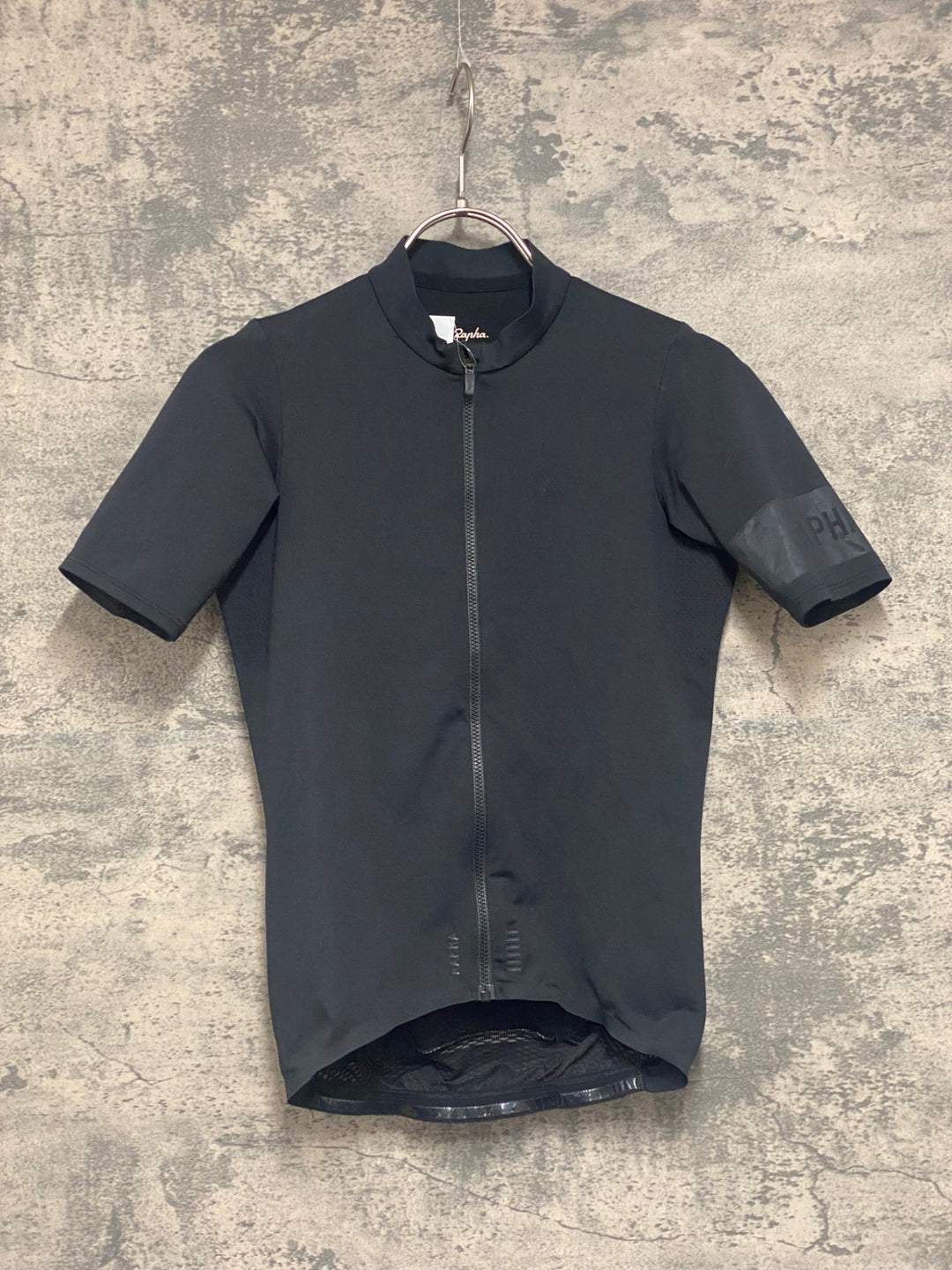 JX036 ラファ Rapha PRO TEAM MID WEIGHT JERSEY 半袖 サイクルジャージ 黒 XS