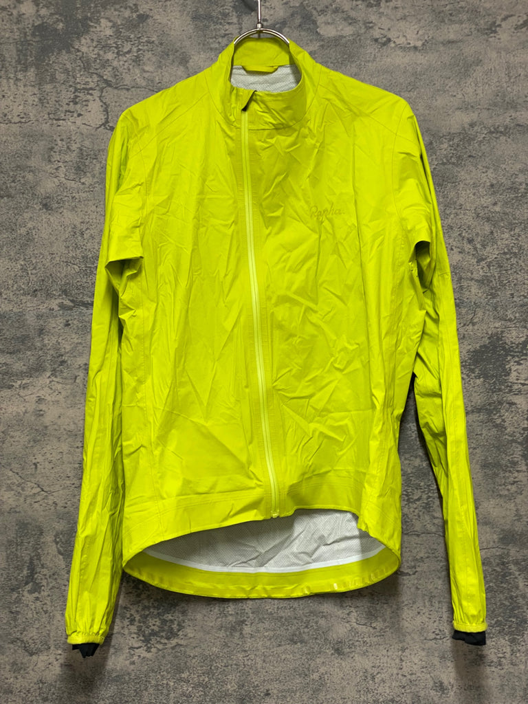 KC747 ラファ Rapha CORE RAIN JACKET Ⅱ 長袖 レインジャケット 黄 S