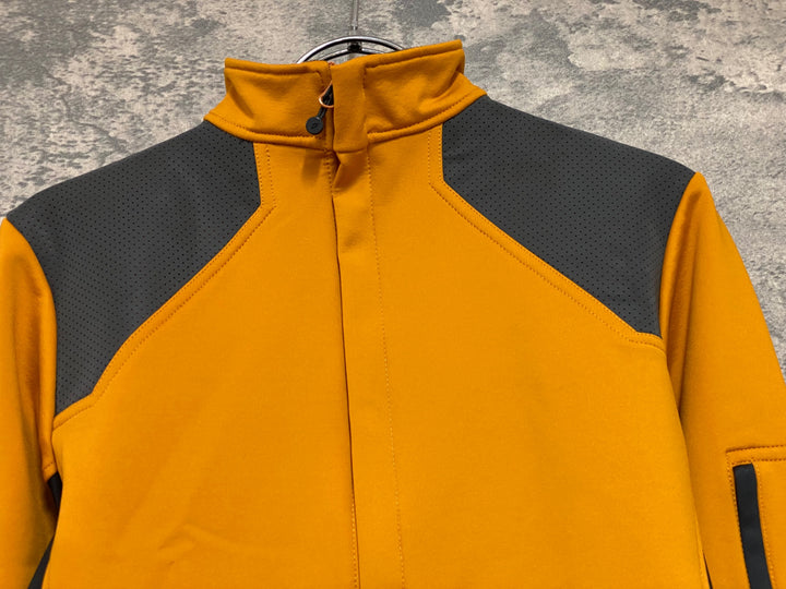 JN266 イザドア Isadore WOMEN'S SIGNATURE DEEP WINTER SOFTSHELL 長袖 サイクルジャケット オレンジ XS 裏起毛