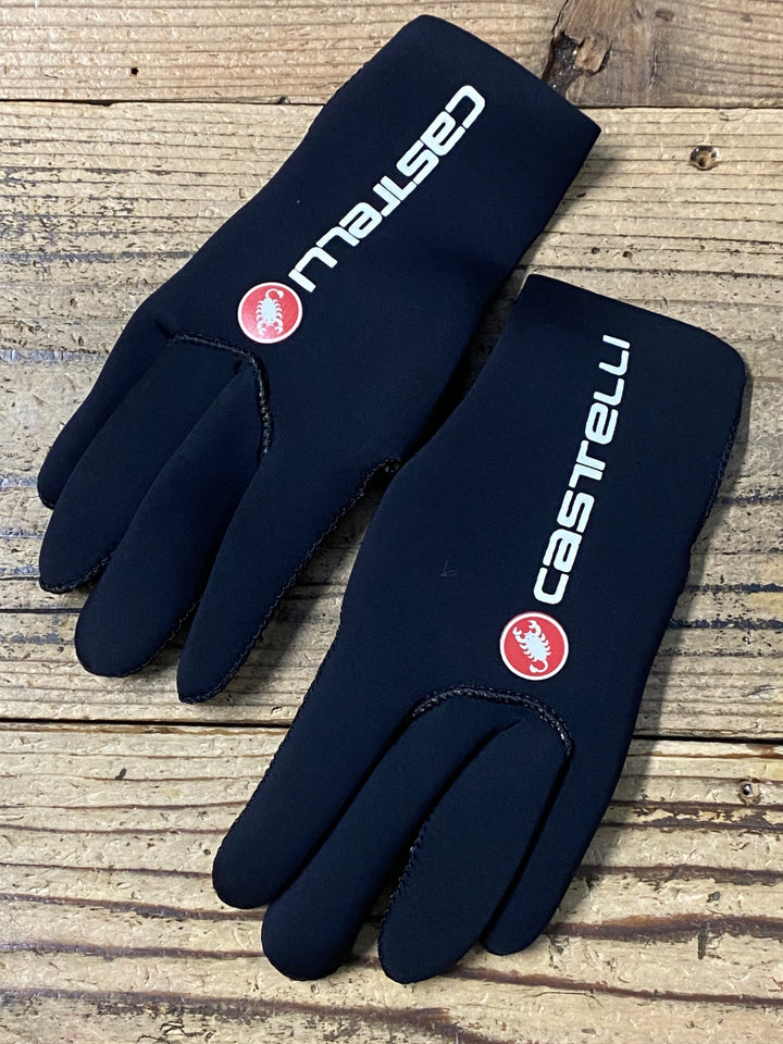 JZ599 カステリ CASTELLI 長指 グローブ 黒 S/M