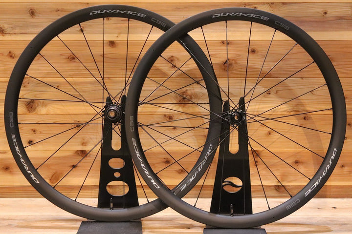 未走行品！ シマノ SHIMANO デュラエース DURA-ACE WH-R9270-C36-TL 12S 21C カーボン チューブレス ロードバイク ホイールセット 【広島店】