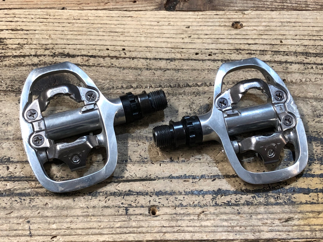 JX056 シマノ SHIMANO PD-A520 ビンディングペダル SPD シルバー