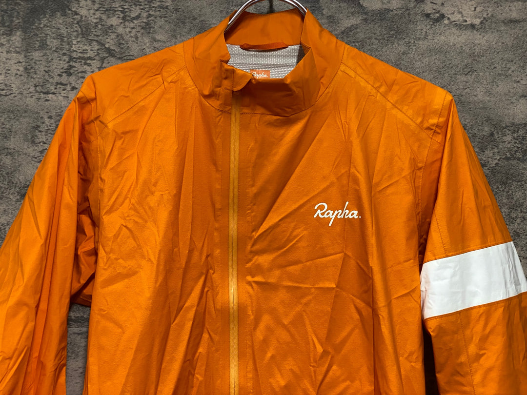 KM626 ラファ Rapha CORE RAIN JACKET 2 長袖 ジャケット オレンジ M
