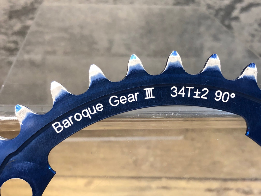 JG927 スミス SMITH バロックギア Baroque Gear Ⅲ 34T±2 90° ブルー PCD110 4穴