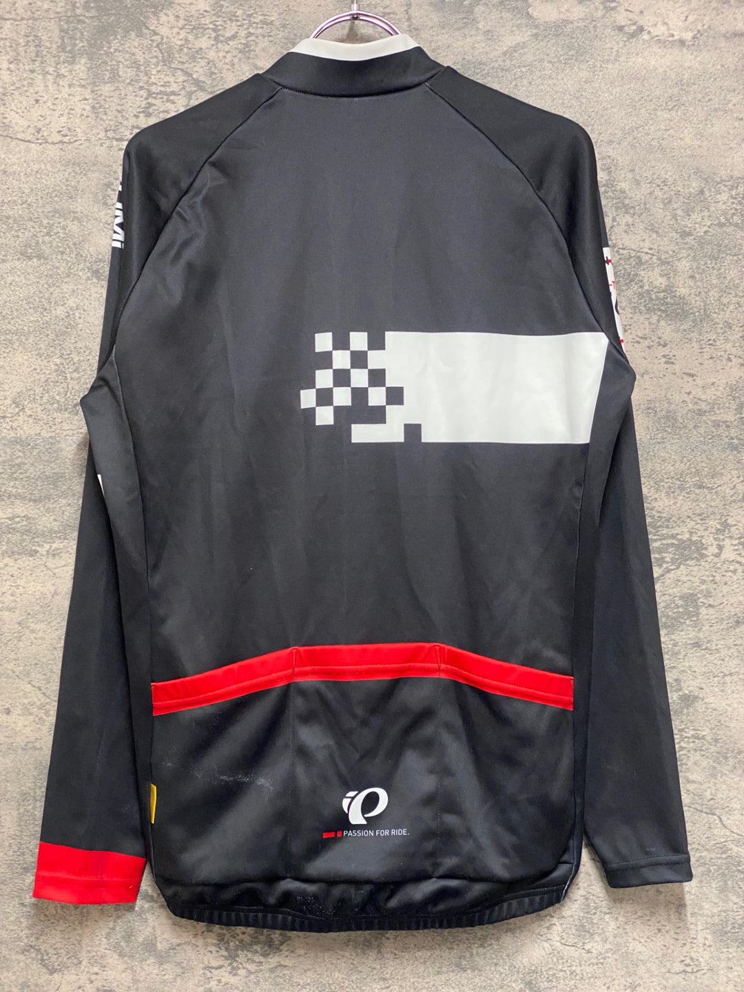 JM033 パールイズミ PEARL iZUMi 長袖 サイクルジャージ 黒 M 裏起毛