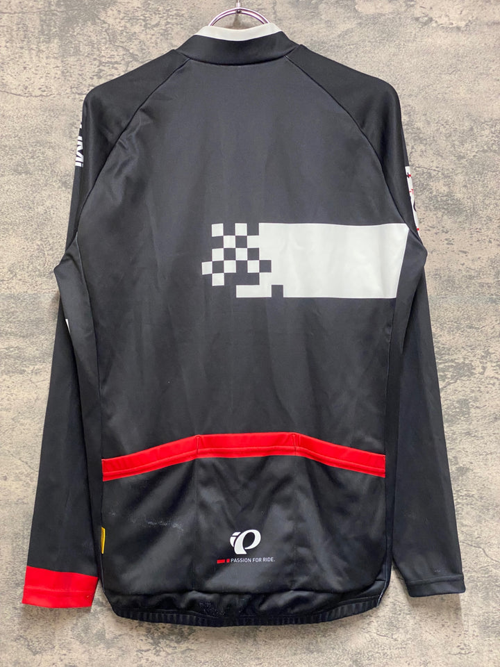 JM033 パールイズミ PEARL iZUMi 長袖 サイクルジャージ 黒 M 裏起毛