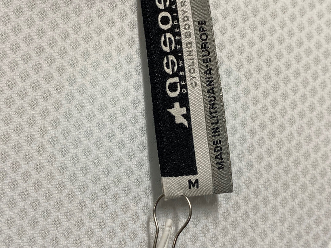 JQ145 アソス assos iJ haBu 長袖サイクルジャケット 黒白 M 裏起毛