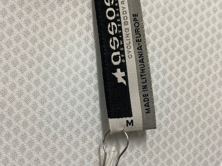 JQ145 アソス assos iJ haBu 長袖サイクルジャケット 黒白 M 裏起毛