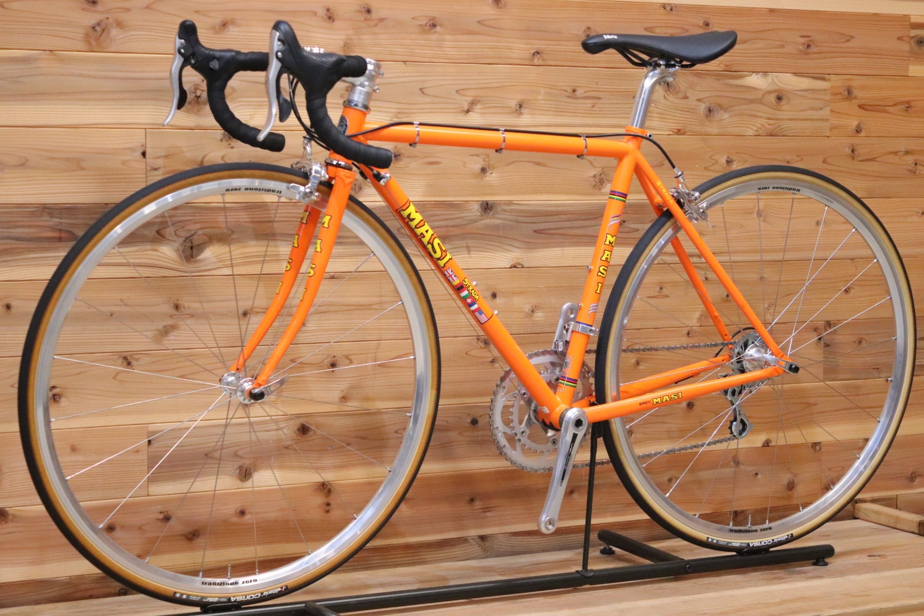ティソのクイックレバー　イタリア製　ロードバイク　オレンジ ティソのクイックレバー イタリア製 ロードバイク オレンジ - メルカリ