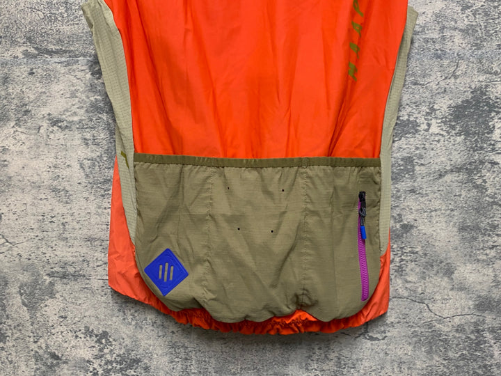 JO701 マープ MAAP ALT ROAD THERMAL VEST ジレ サイクルベスト オレンジ M