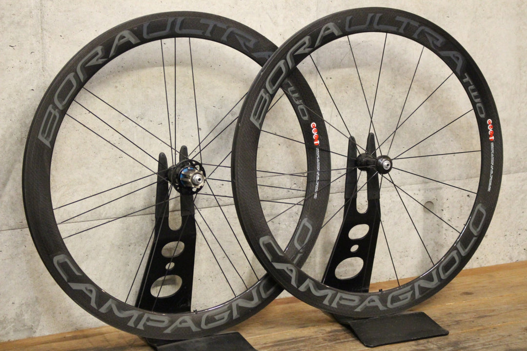 訳アリ カンパニョーロ CAMPAGNOLO ボーラ ウルトラ BORA ULTRA TWO カーボン チューブラー ホイールセット カンパ12/11S 【福岡店】