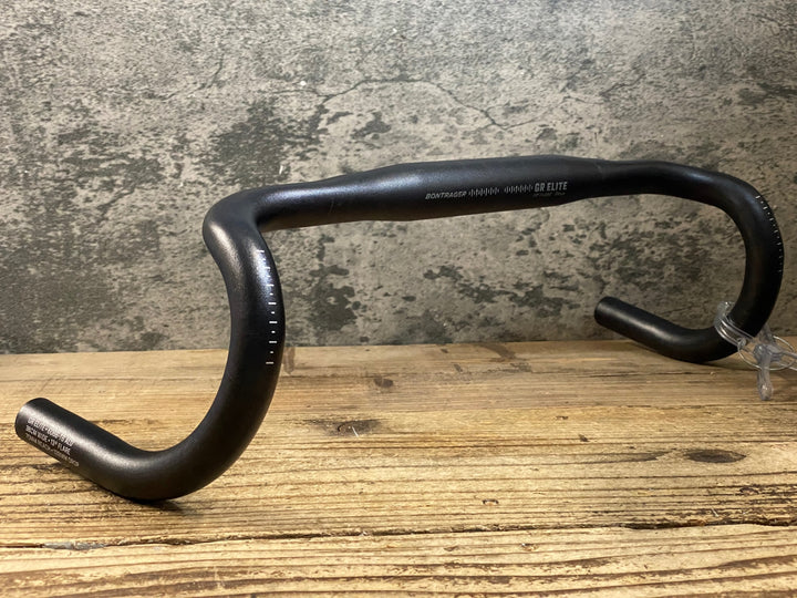 KI245 ボントレガー BONTRAGER GR ELITE アルミ ドロップハンドル 黒 380/465mm Φ31.8 13°