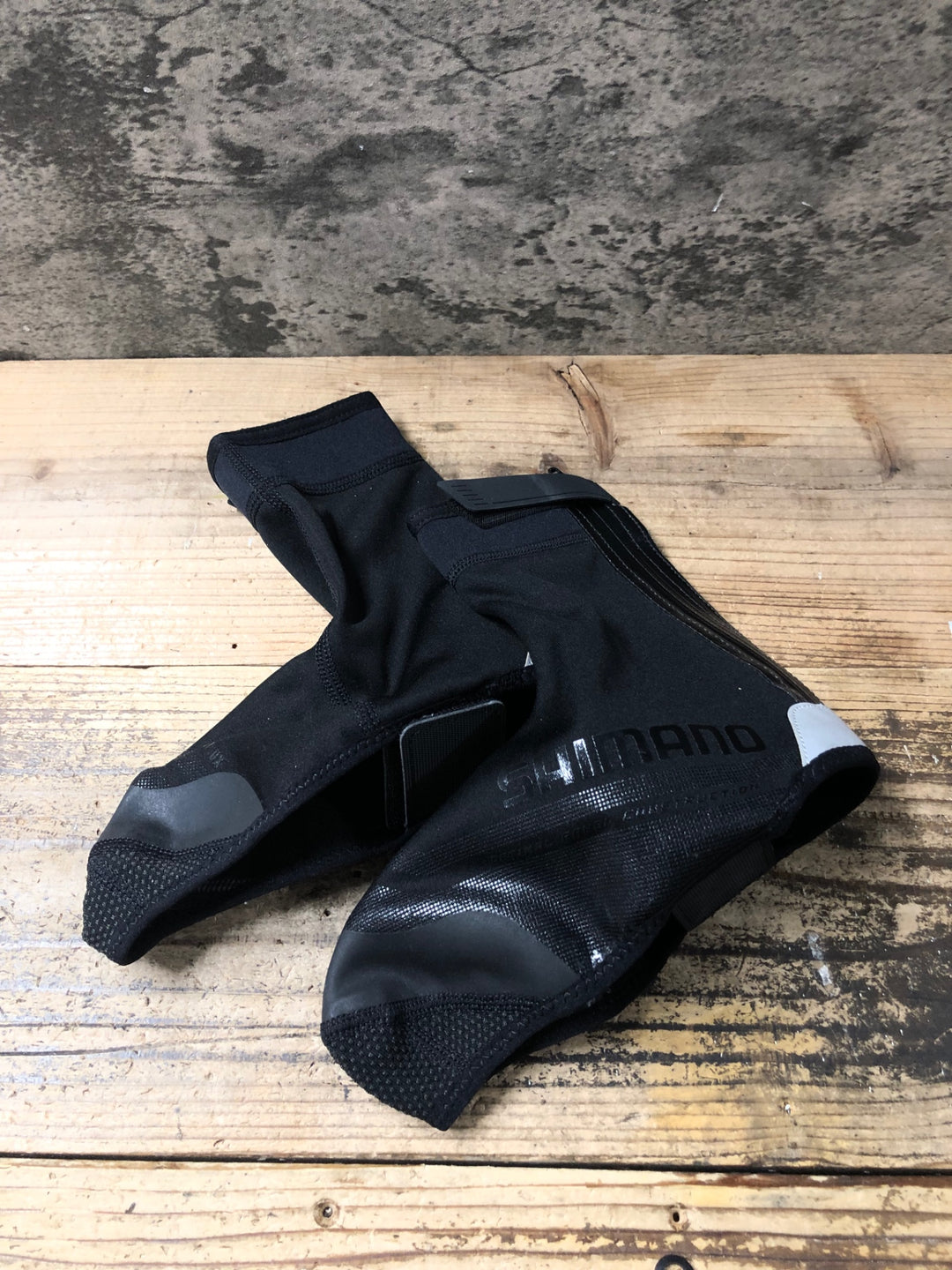 KA337 シマノ SHIMANO シューズカバー 黒 S 裏起毛