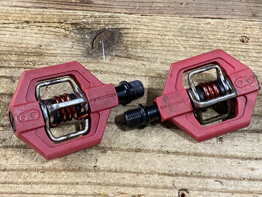 JN531 クランクブラザーズ crankbrothers キャンディ CANDY1 ビンディングペダル 赤 樹脂