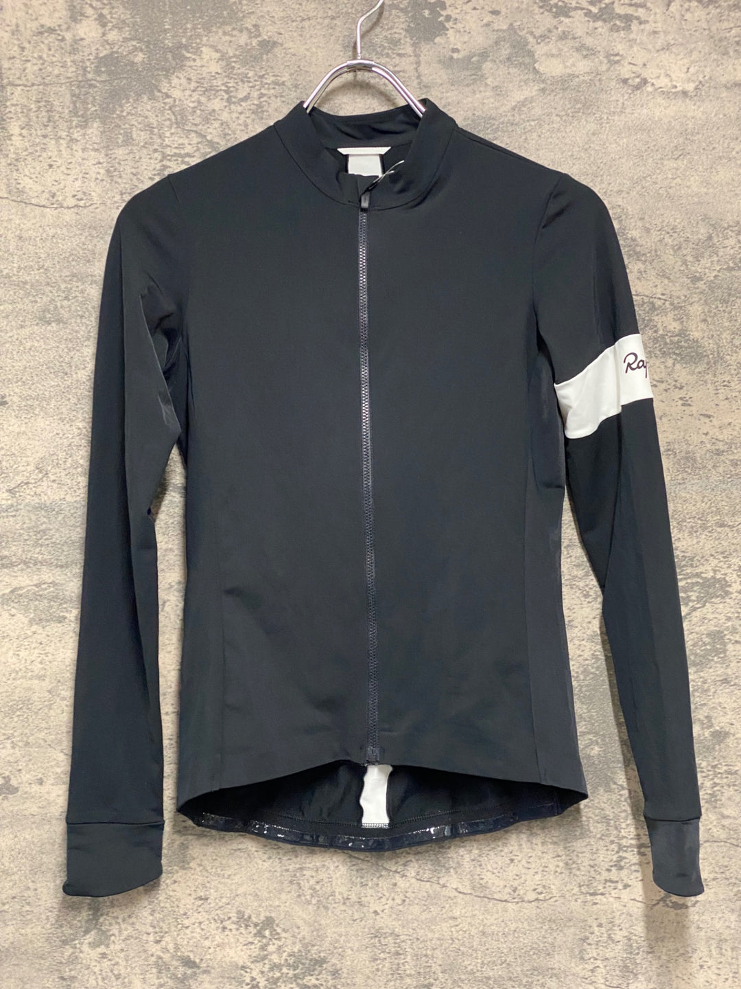 JU412 ラファ Rapha SOUPLESSE THERMAL JERSEY 長袖 サイクルジャージ 黒 S 裏起毛