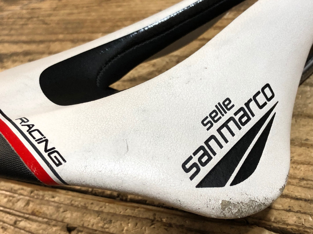 KK416 サンマルコ san marco Shortfit Racing サドル 白 XSiLite レール WIDE