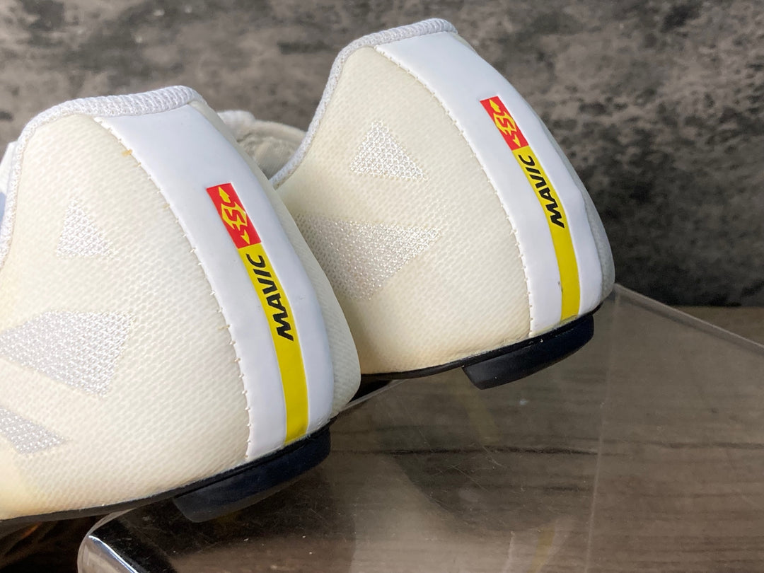 JX999 マヴィック MAVIC SEQUENCE SL ULTIMATE ビンディングシューズ 3穴 白 BOA レディース EU38 ※ソールクラックの為ジャンク