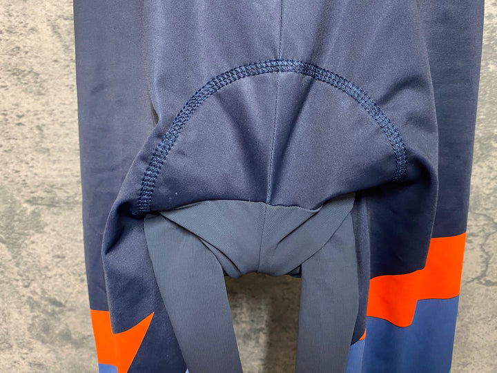 JO715 カステリ CASTELLI ビブショーツグレーオレンジ M