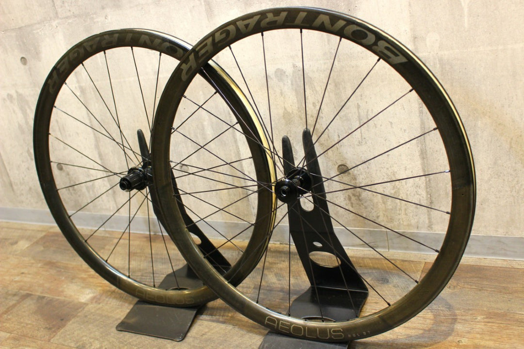 ボントレガー BONTRAGER アイオロス AEOLUS RSL 37 TLR カーボン チューブレス ホイールセット シマノ12S/11S 【名古屋店】
