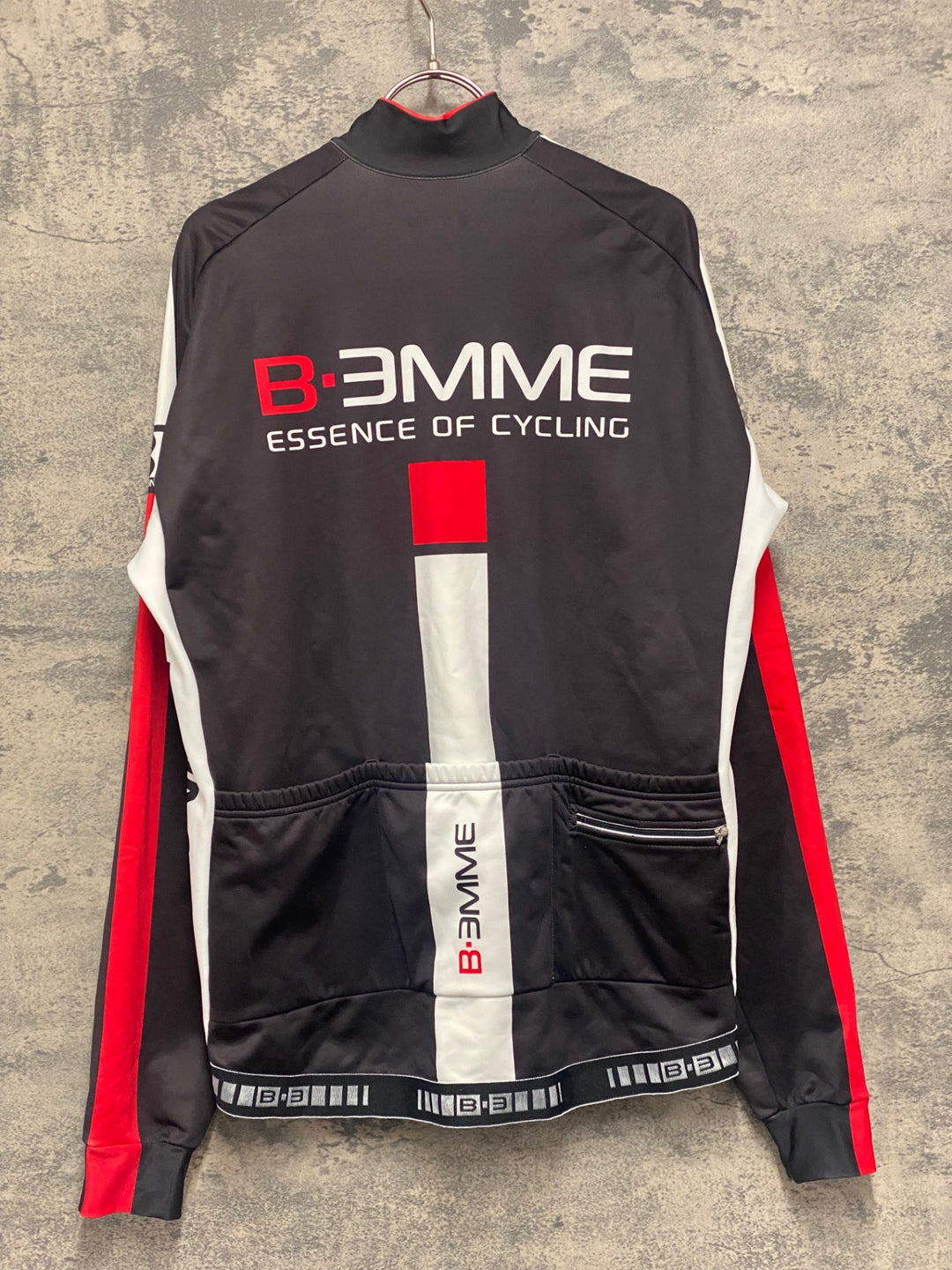 JW993 ビエンメ BEMME 長袖 サイクルジャージ 黒 M 裏起毛