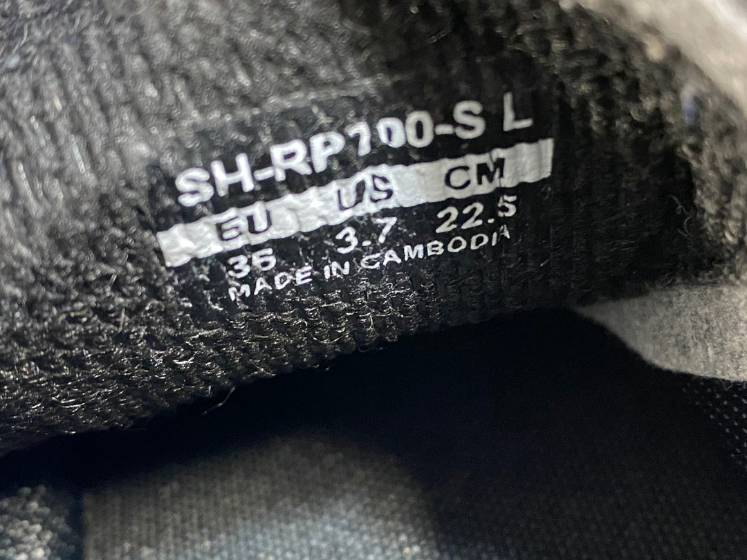 KG376 シマノ SHIMANO RP1 SH-RP100-S L ビンディングシューズ 黒 3穴 EU36 ※ペン字あり