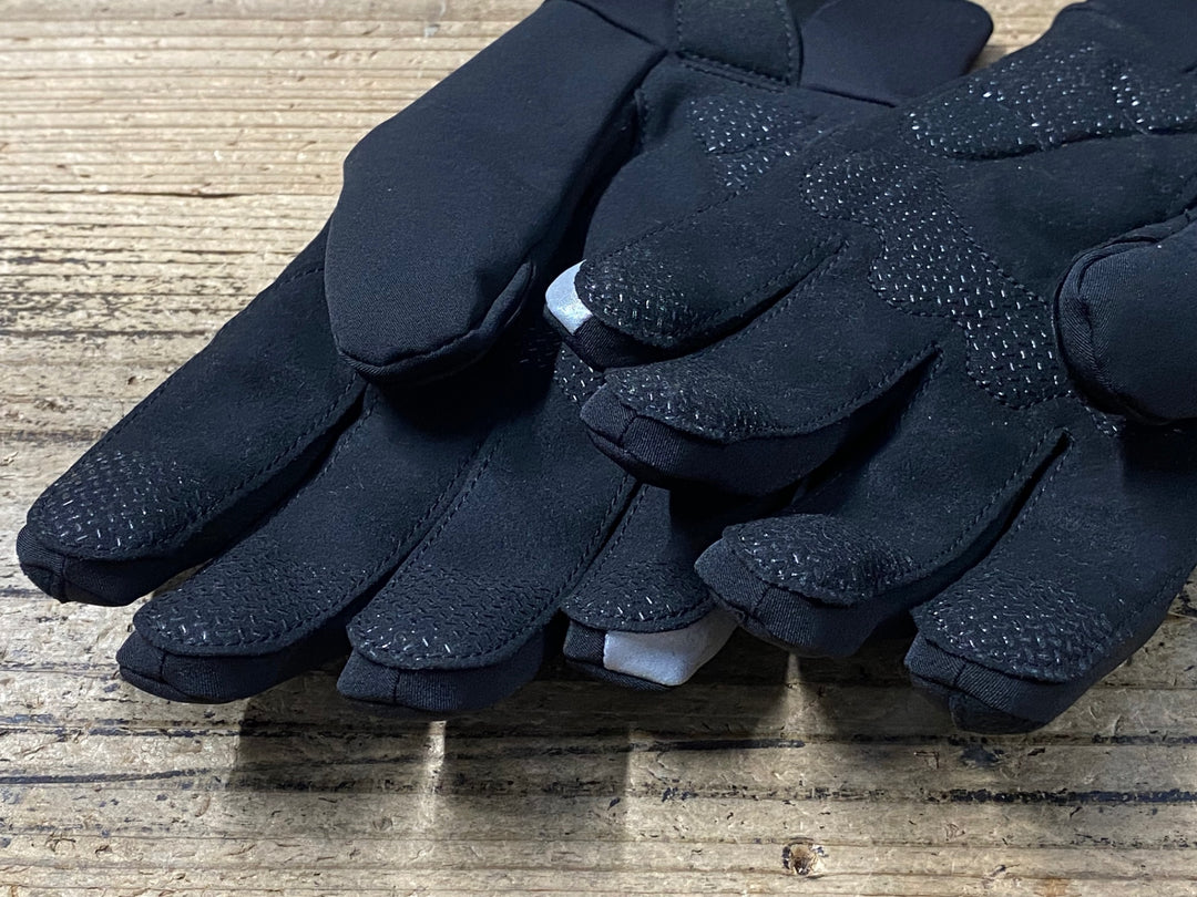 KQ175 アソス ASSOS CLIMA CODE 3/3 ULTRAZ WINTER GLOVE 長指 グローブ 黒 M 裏起毛