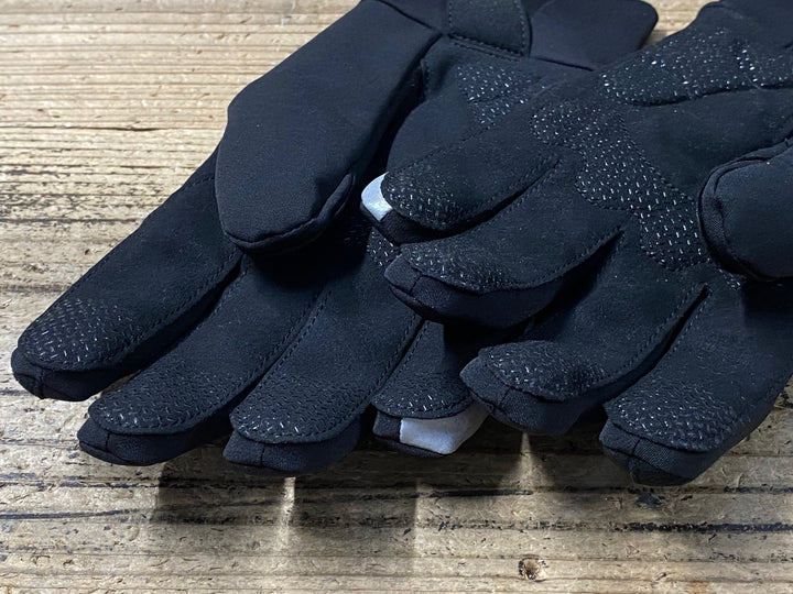 KQ175 アソス ASSOS CLIMA CODE 3/3 ULTRAZ WINTER GLOVE 長指 グローブ 黒 M 裏起毛
