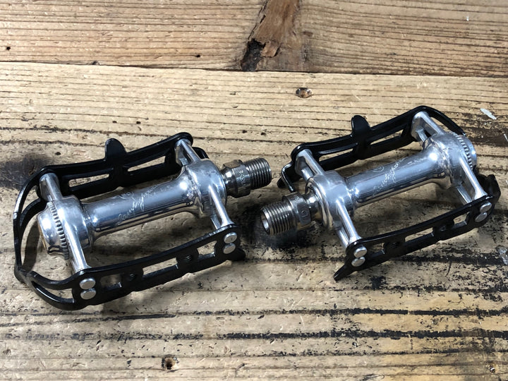 KI367 カンパニョーロ CAMPAGNOLO スーパーレコード SUPER RECORD 50th フラットペダル チタンシャフト