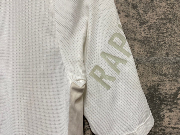 JV381 ラファ Rapha MENS PRO TEAM JERSEY 半袖 サイクルジャージ 白 S