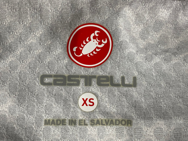 JG897 カステリ castelli SPEEDVAGEN 半袖サイクルジャージ グレー XS