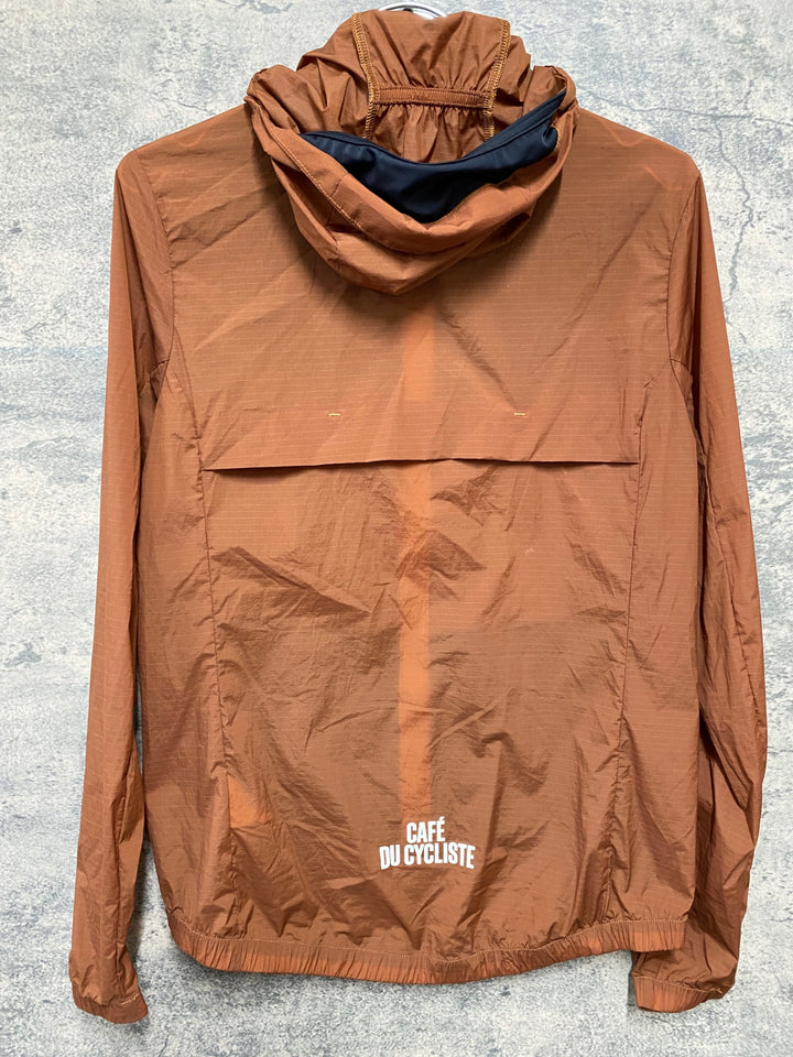 KC331 カフェドシクリステ Cafe du Cycliste IRISIA WOMEN 長袖 ウィンドブレーカー 茶 XS
