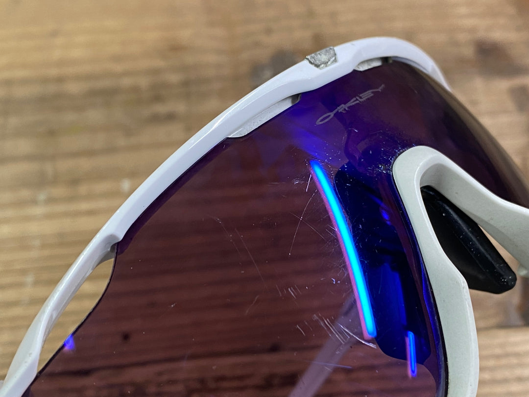 JK626 オークリー OAKLEY JAWBREAKER サングラス アイウェア 白 PRIZMレンズ ※レンズ傷