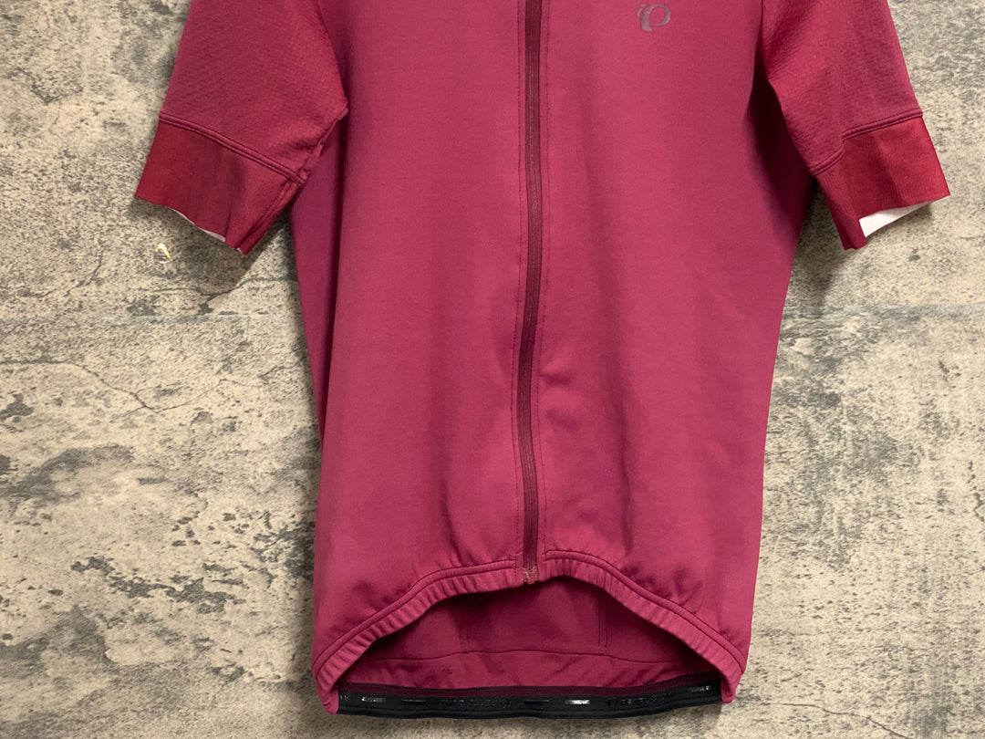 JW074 パールイズミ PEARL iZUMi 半袖 サイクルジャージ ピンクパープル L