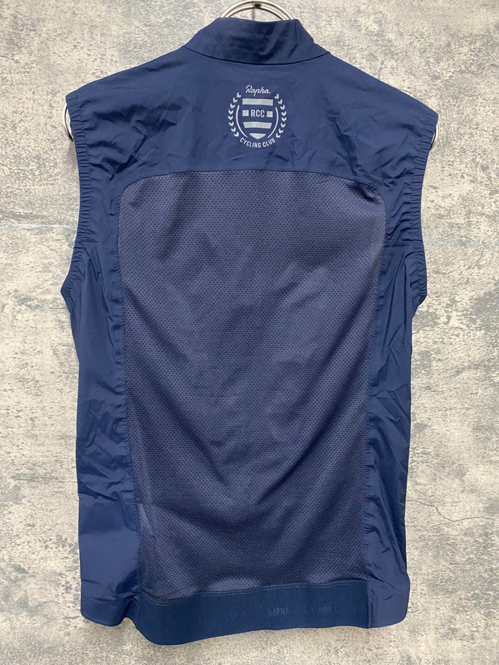 KM428 ラファ Rapha RCC PRO TEAM LIGHTWEIGHT GILET サイクルベスト ジレ 紺 S