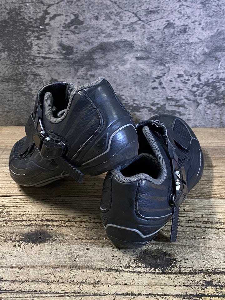 JU552 シマノ SHIMANO RP3 SH-RP300 EL ビンディングシューズ EU37 ブラック 3穴/2穴