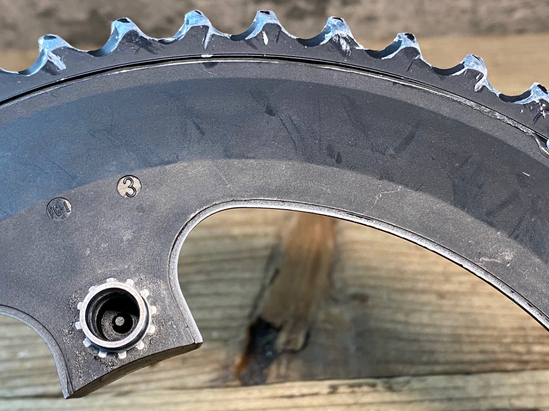 JI441 シマノ SHIMANO アルテグラ ULTEGRA FC-6800 チェーンリングセット 52/36T ※摩耗大の為ジャンク