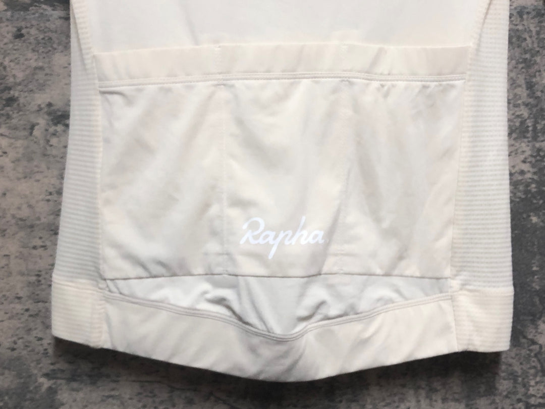 KM990 ラファ Rapha WOMEN'S CORE LIGHTWEIGH JERSEY 半袖 サイクルジャージ XS オフホワイト レディース