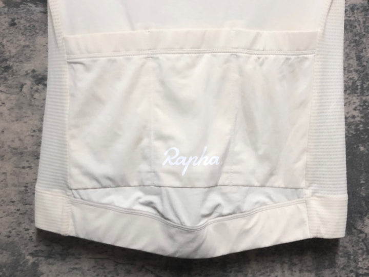 KM990 ラファ Rapha WOMEN'S CORE LIGHTWEIGH JERSEY 半袖 サイクルジャージ XS オフホワイト レディース