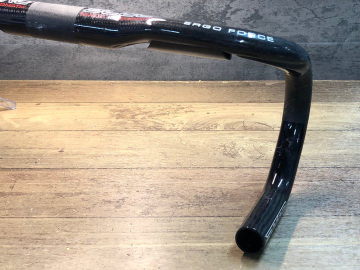 JJ133 タイム TIME ERGOFORCE カーボンハンドルバー ブラケット部外-外420mm ※クランプ部付近にクラックのためジャンク