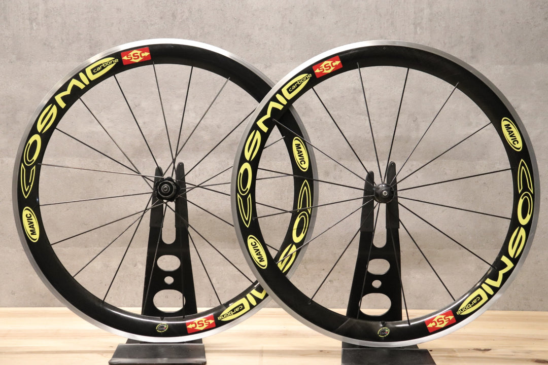 マヴィック MAVIC コスミック カーボン COSMIC CARBONE SSC アルミ/カーボン チューブラー ホイールセット シマノ11/12S 【さいたま浦和店】
