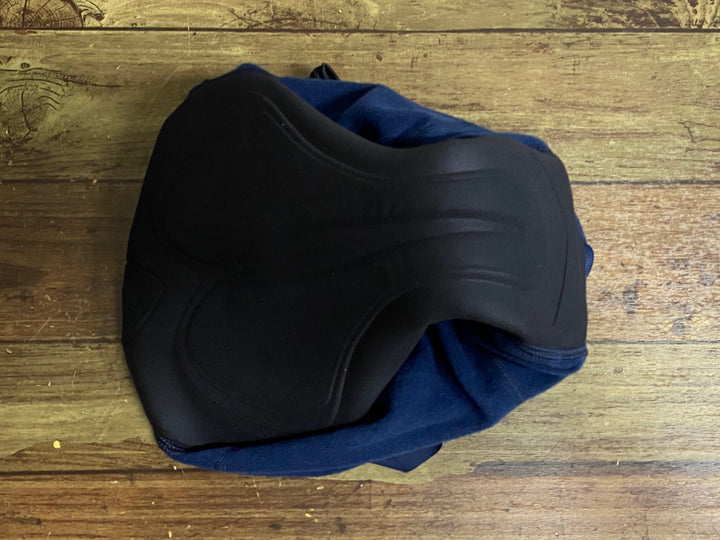 JY527 パスノーマルスタジオ PAS NORMAL STUDIOS Essential Thermal Bibs ビブショーツ ネイビー レディース S 裏起毛